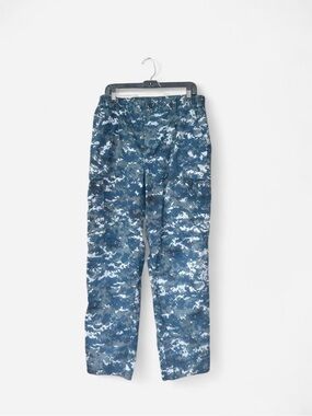 Blue Digital Camo Men's Cargo Pants
